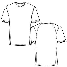 Fashion sewing patterns for MEN T-Shirts Football T-Shirt 9382